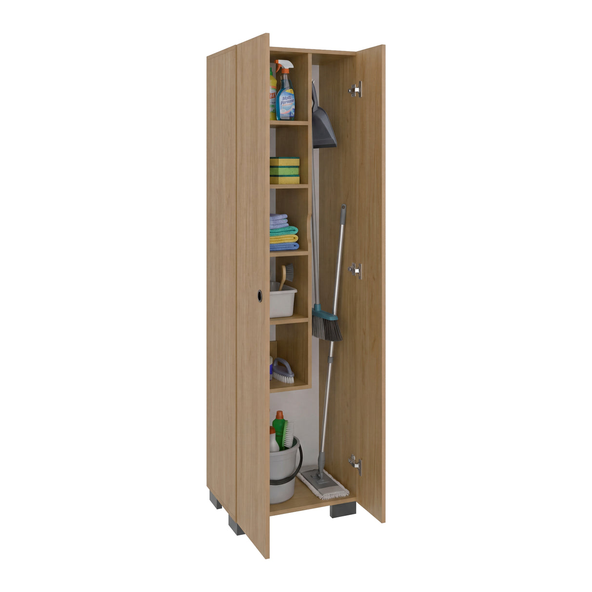 Mueble de Aseo Lake Fresno 51.2x181.2cm con Dos Puertas y con Patas