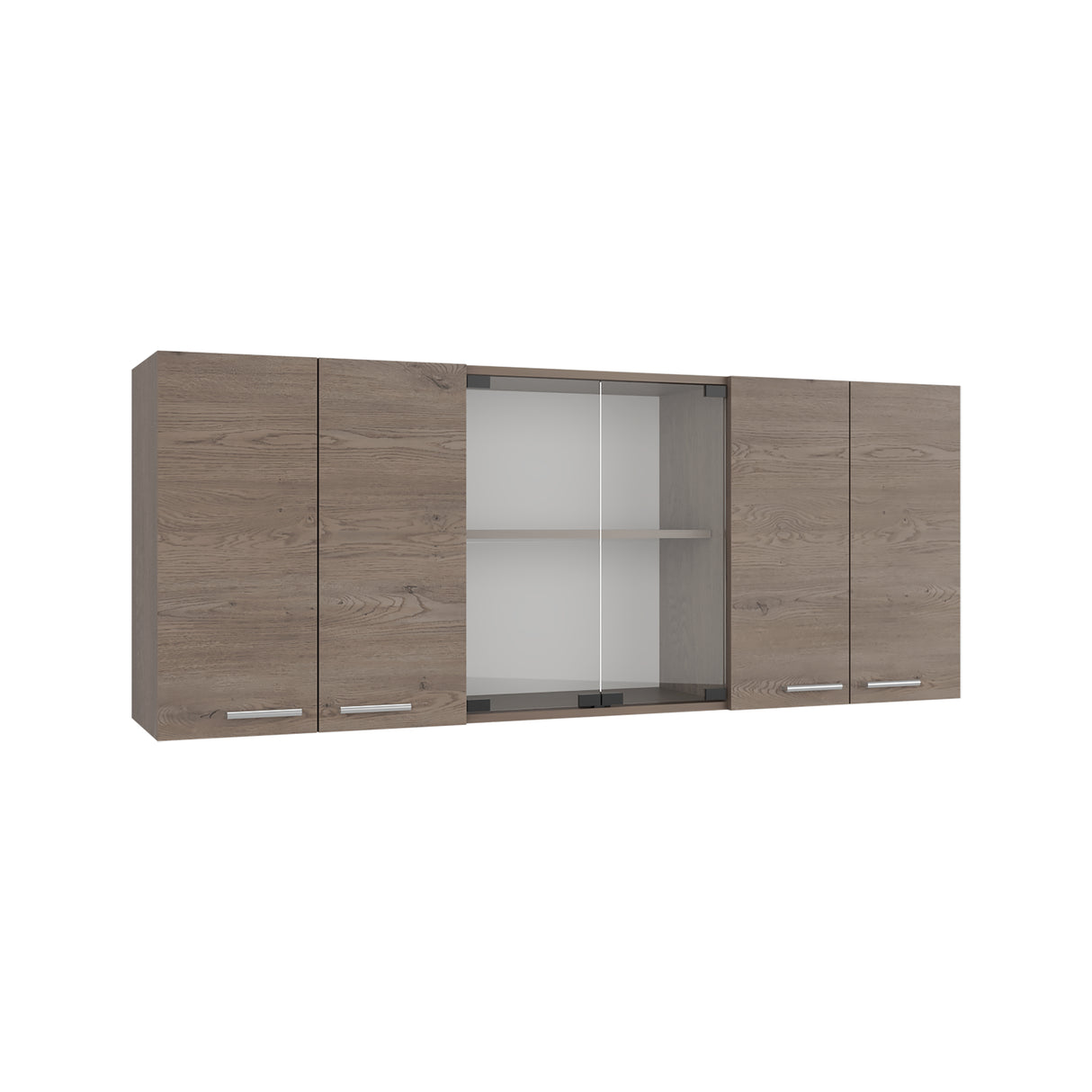 Mueble Superior de Cocina Cannolo 150x60cm con Seis Puertas y con Dos Entrepaños