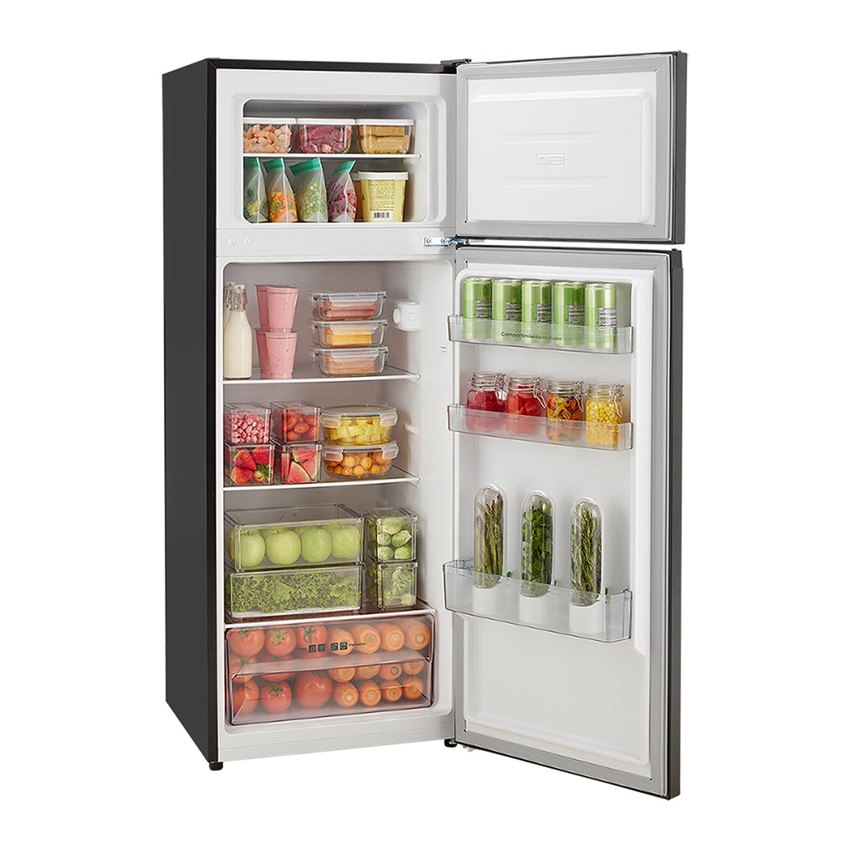 Nevera Haceb Frost Negro 55x143cm de 206 Litros