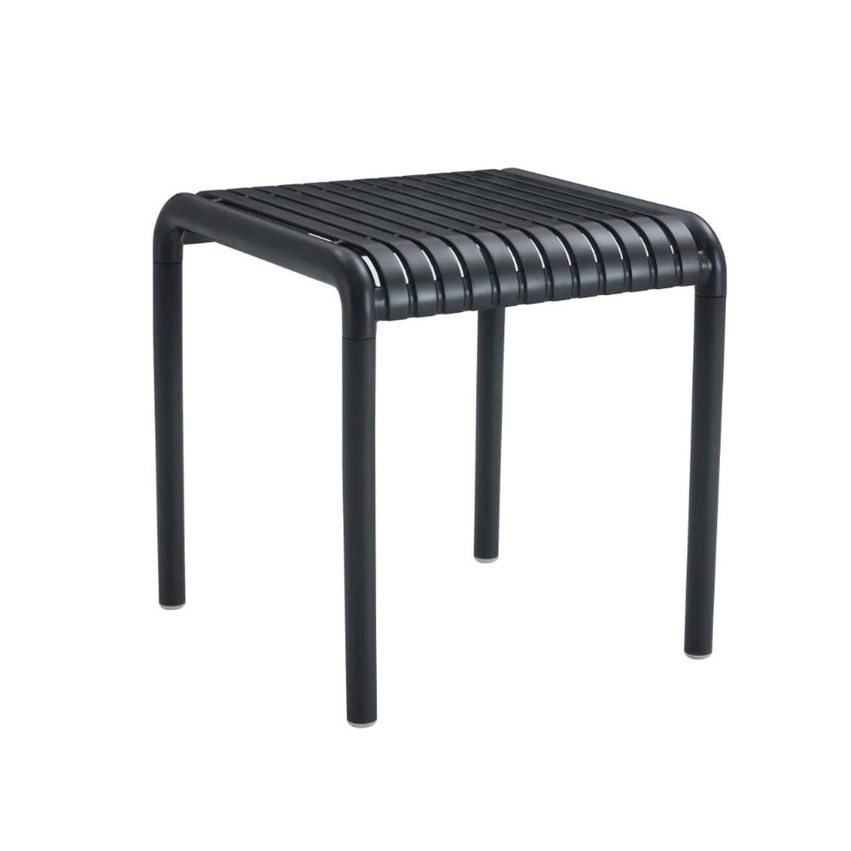 Mesa de Centro Parma Negro 45x48cm Cuadrado con Patas