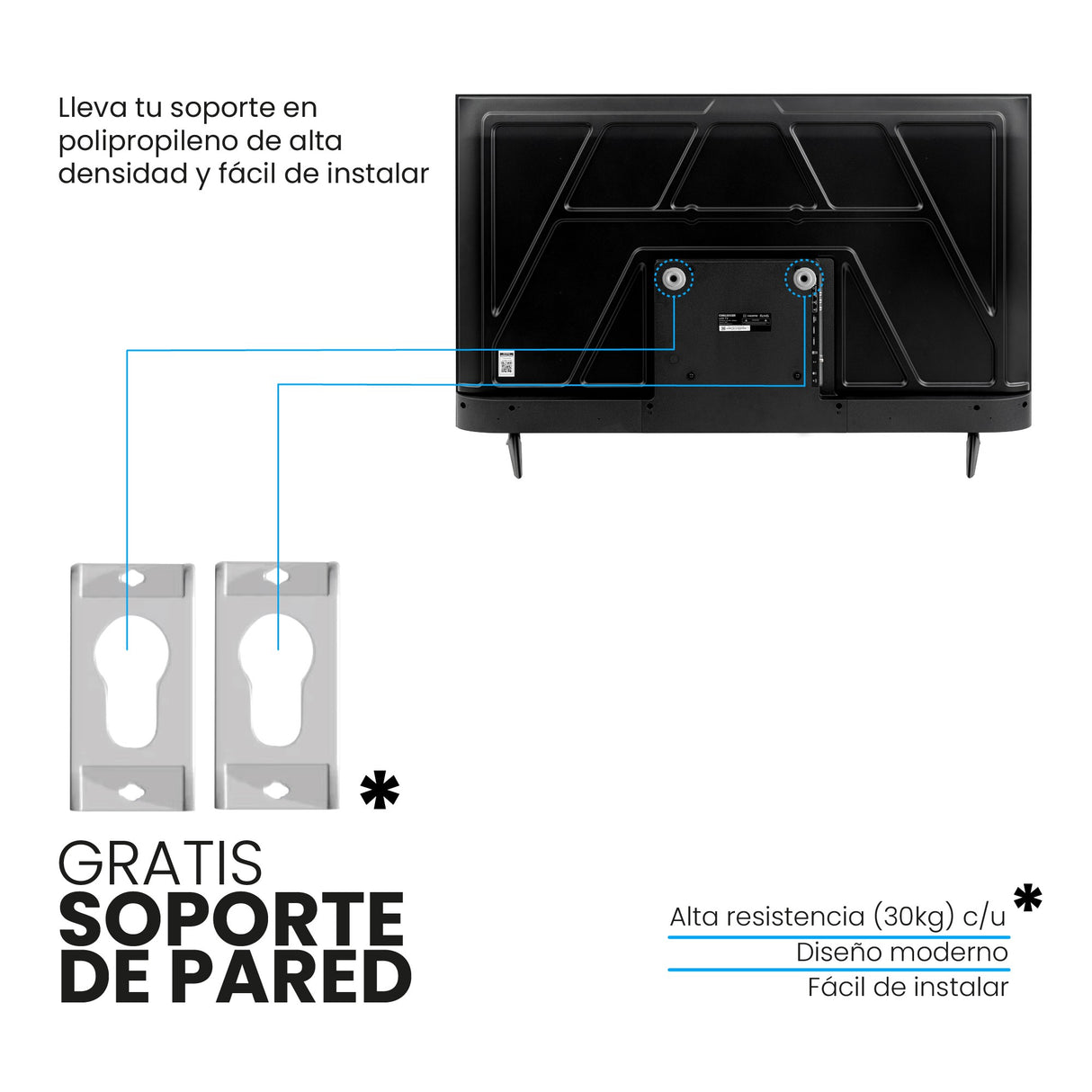 Televisor Smart Challenger Roku Negro 6.5x64.7cm de 50" Pulgadas 4K con Wifi Integrado y con Bluetooth