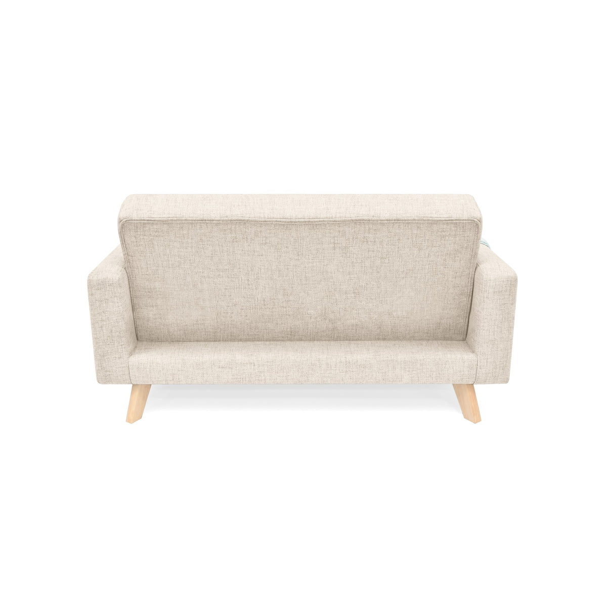 Sofá Barza Trigo Dicosta y Matiz Natural 150x82cm de Dos Puestos con Apoya Brazos