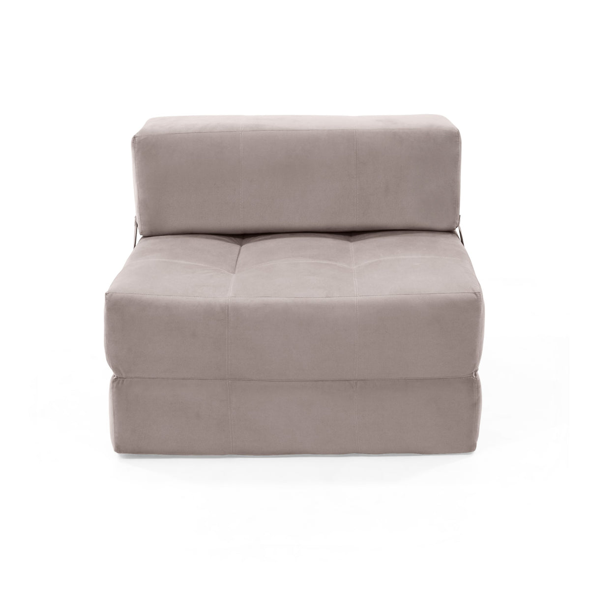 Sofá Cama Bosnia Taupe Denver 102x78cm de Un Puesto sin Apoya Brazos