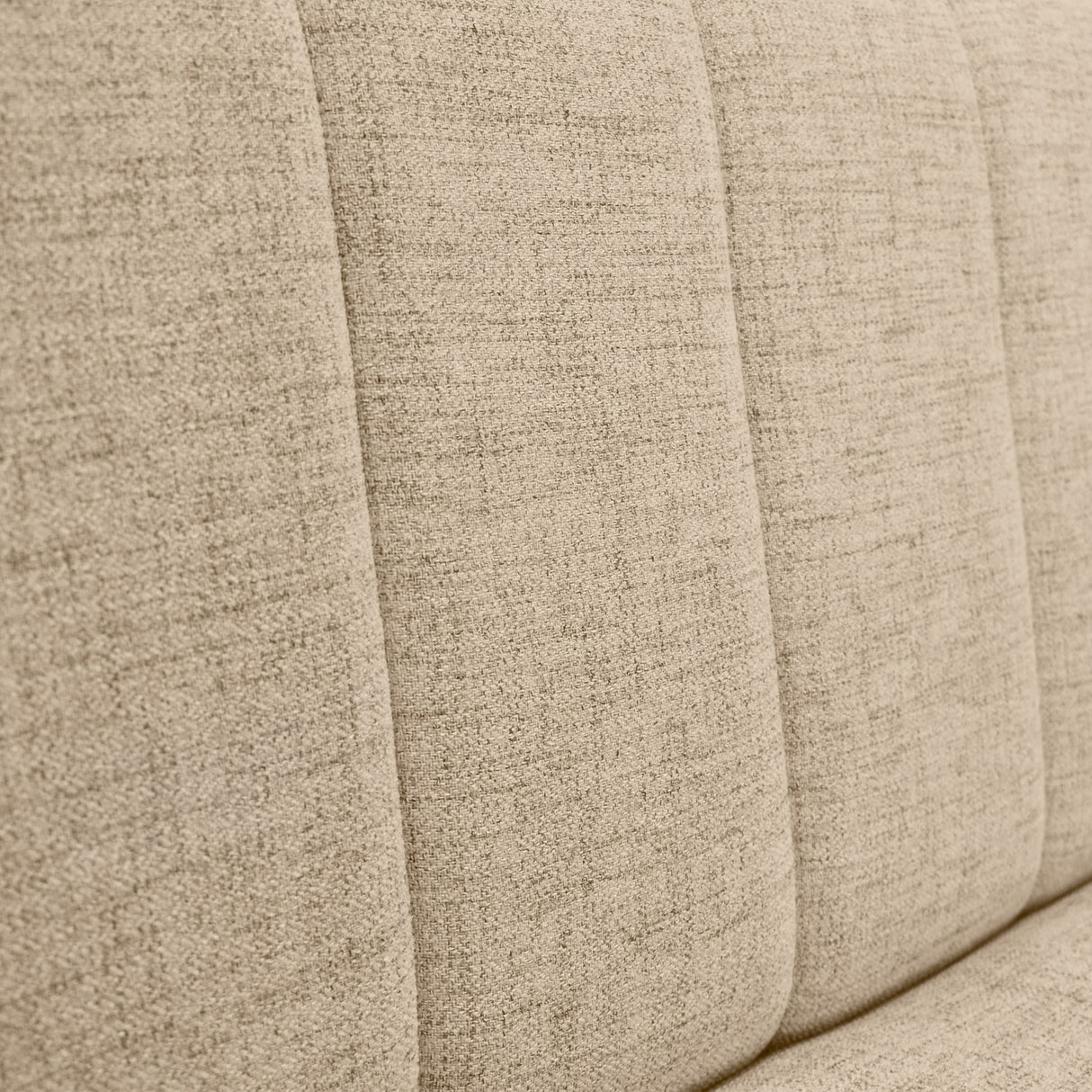 Sofá Cama Dominic Beige Dicosta y Matiz Natural 206x80cm de Tres Puestos Reclinable con Apoya Brazos