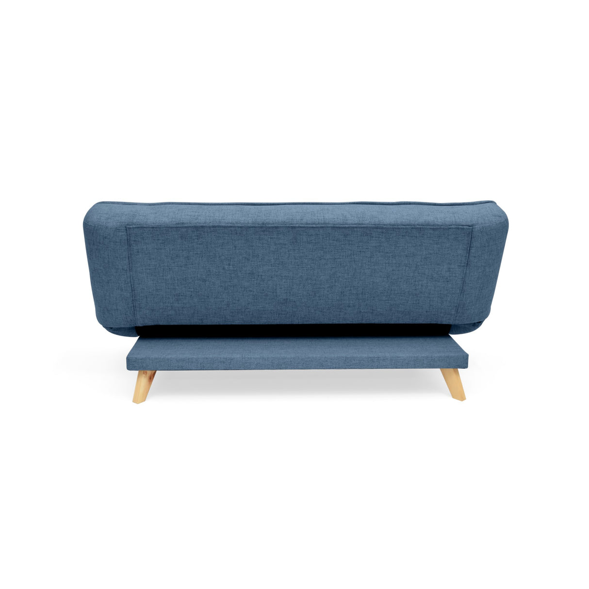 Sofá Cama Gales Índigo Dicosta y Matiz Natural 180x84cm de Tres Puestos Reclinable sin Apoya Brazos