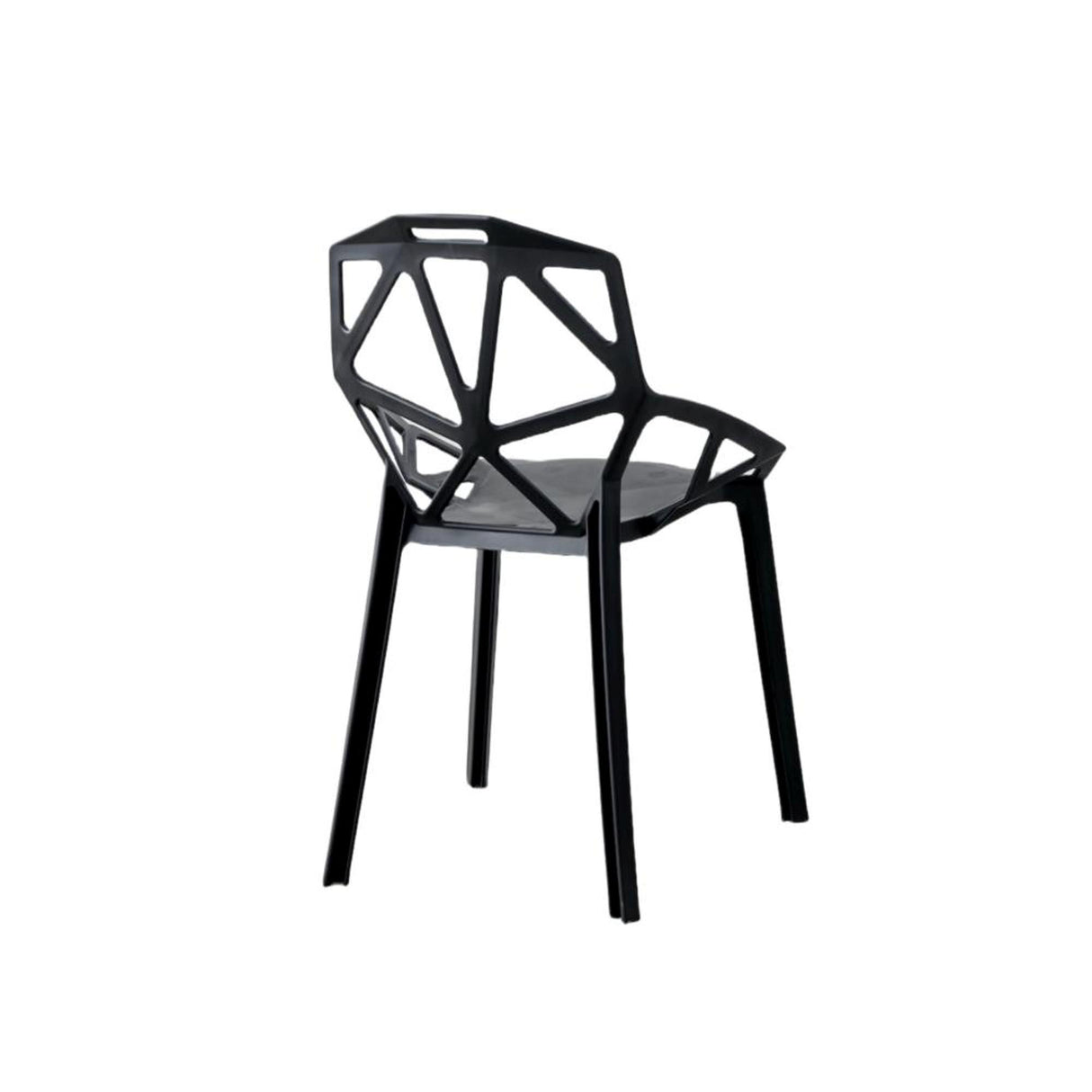 Silla para Exteriores Roxy Negro 52x81cm con Espaldar y con Apoya Brazos