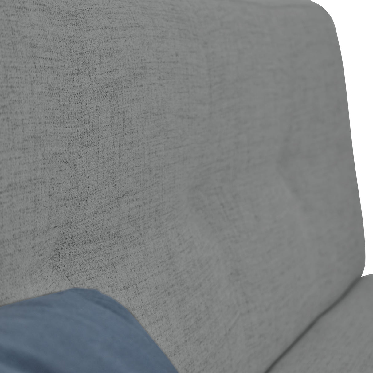 Sofá Cama London Gris Dicosta y Matiz Natural 180x78cm de Dos Puestos Reclinable sin Apoya Brazos