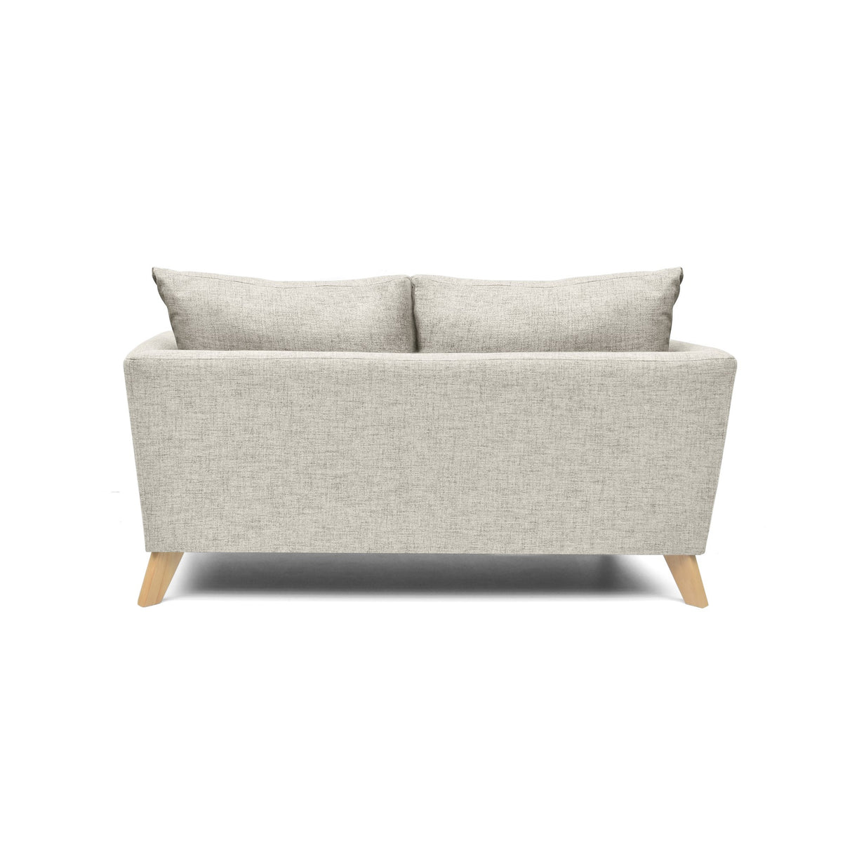 Sofá Montecarlo Taupe Dicosta y Matiz Natural 170x90cm de Tres Puestos con Apoya Brazos