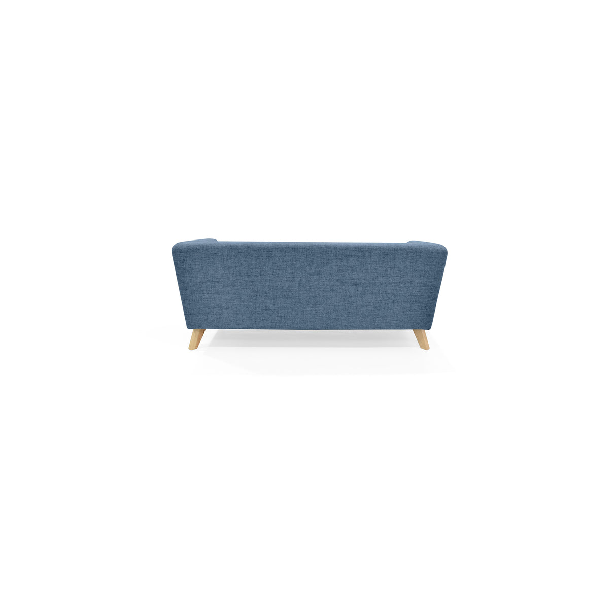 Sofá Montreal Índigo Dicosta y Matiz Natural 170x68cm de Tres Puestos sin Apoya Brazos