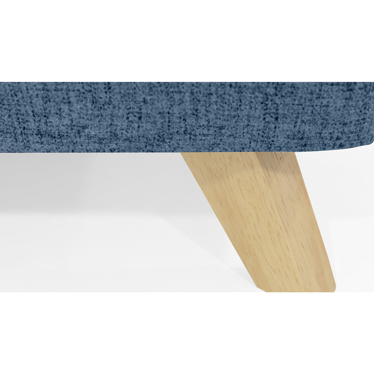 Sofá Montreal Índigo Dicosta y Matiz Natural 170x68cm de Tres Puestos sin Apoya Brazos