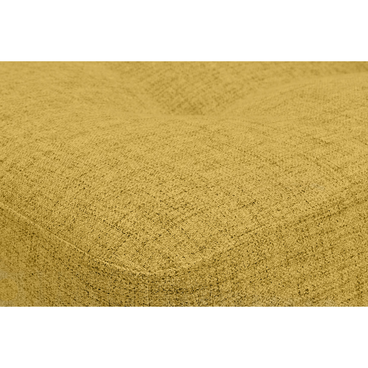 Sofá Cama Porto Mostaza Dicosta y Matiz Natural 182x85cm de Tres Puestos Reclinable sin Apoya Brazos