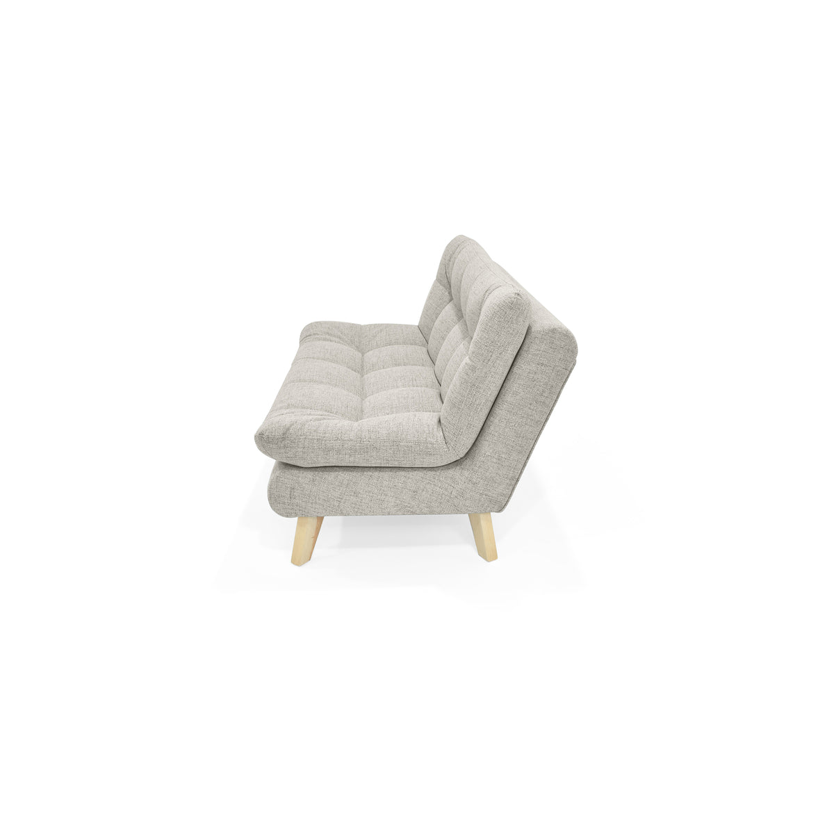 Sofá Toulouse Taupe Dicosta y Matiz Natural 140x80cm de Dos Puestos sin Apoya Brazos