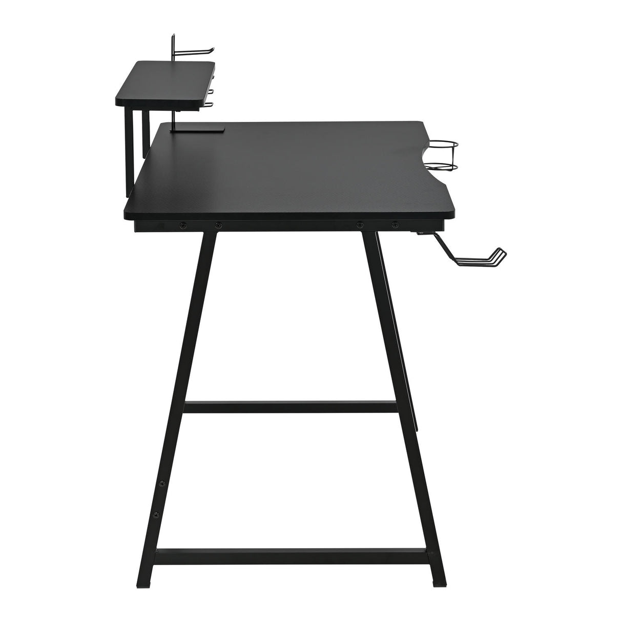 Escritorio Gamer Nova Negro 100x90cm Moderno