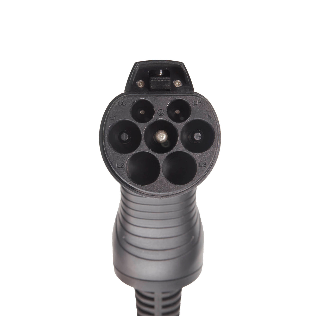 Cargador para Carros Eléctricos Haceb Tipo Chino Negro 27.5x37.3cm Nivel 2 GB/T de Punto Fijo y Cableado Directo