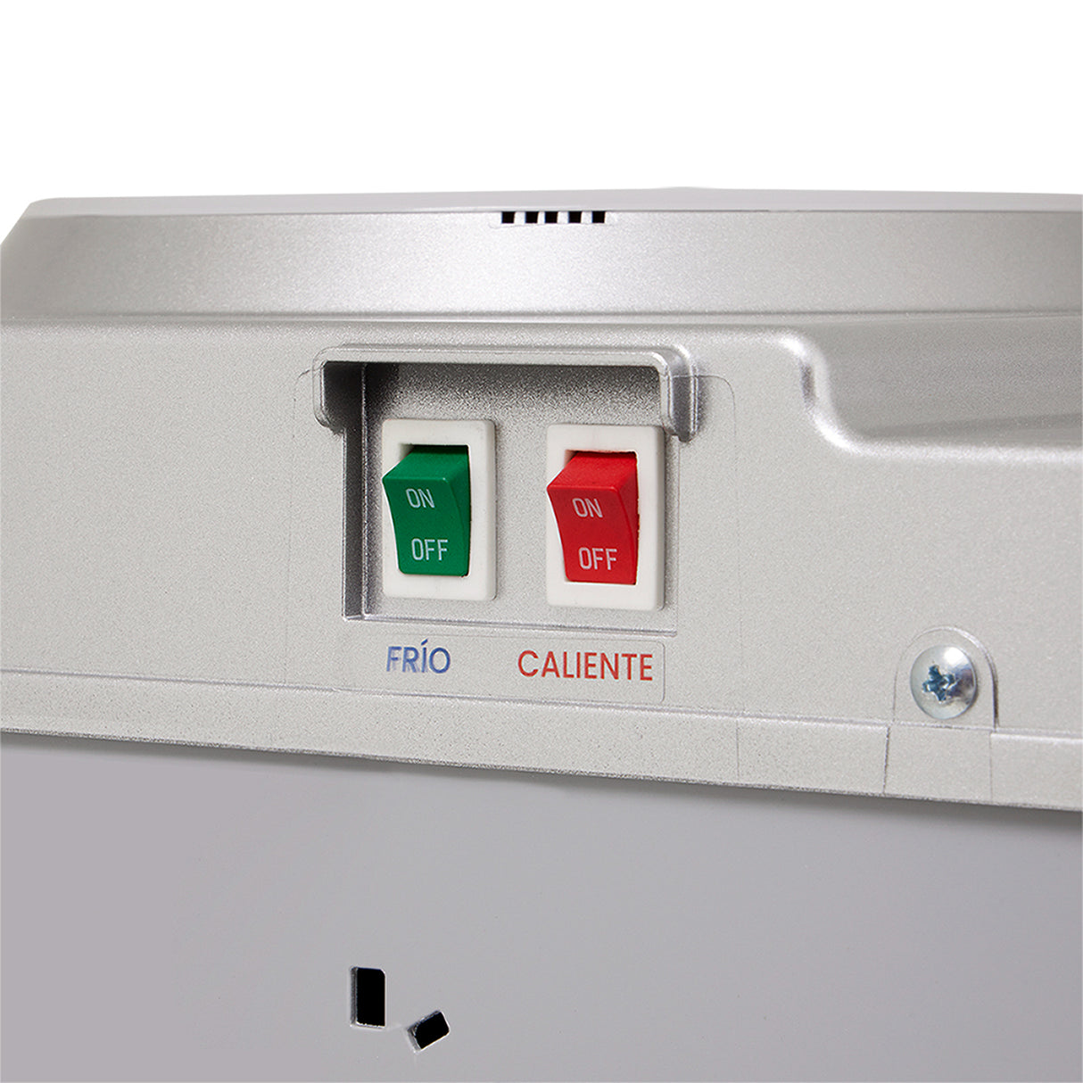 Dispensador de Agua Haceb Plateado 31x103.5cm de Piso para Botellón de 20 Litros con Tres Opciones de Temperatura