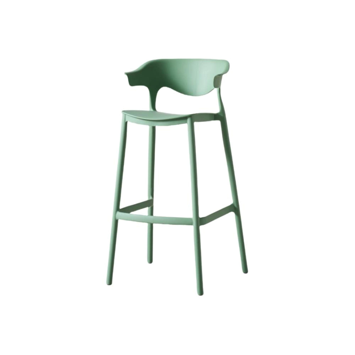 Silla Bar para Exteriores Elena Oliva 49x99cm sin Apoya Brazos y con Espaldar