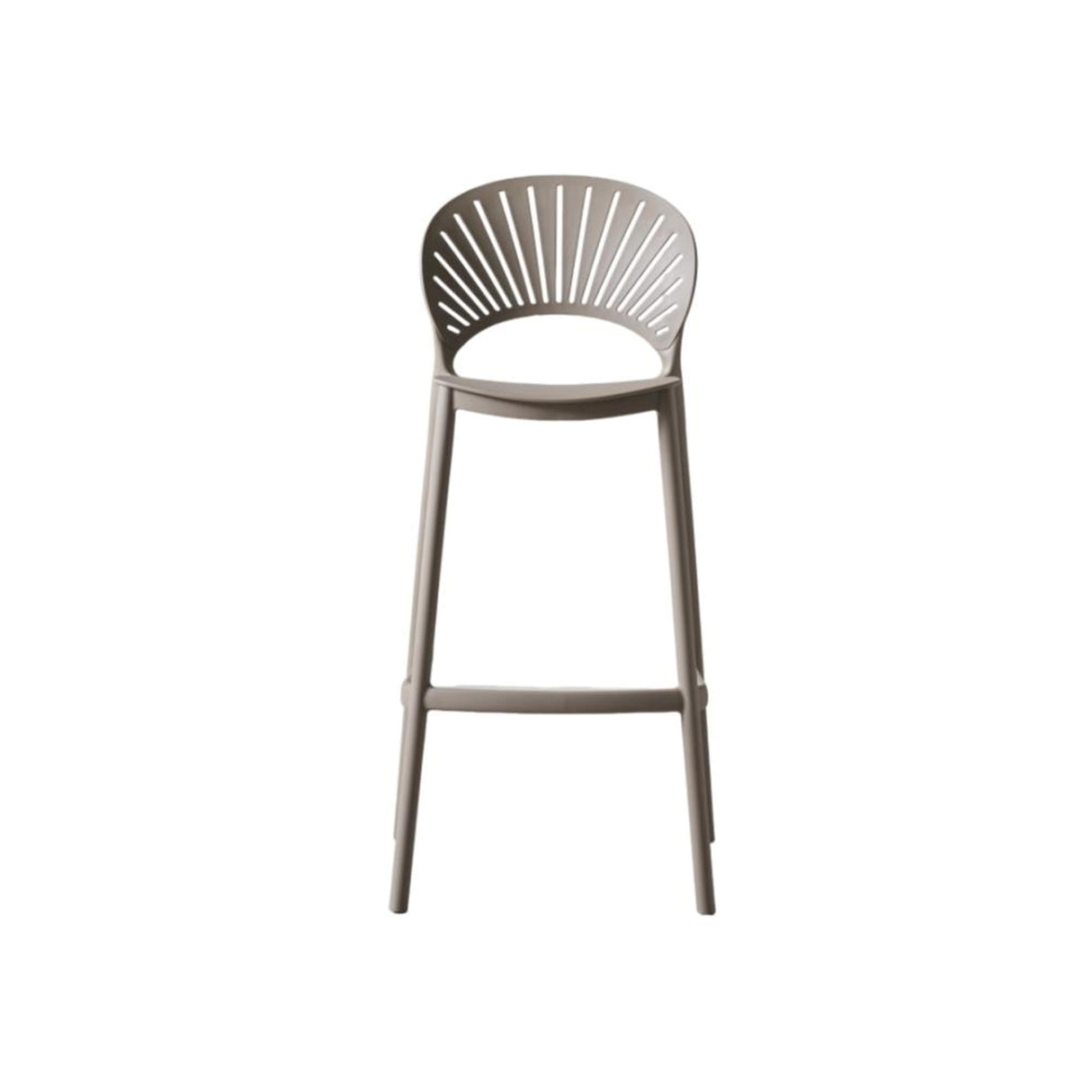 Silla Bar para Exteriores Paraiso Taupe 49x105cm sin Apoya Brazos y con Espaldar