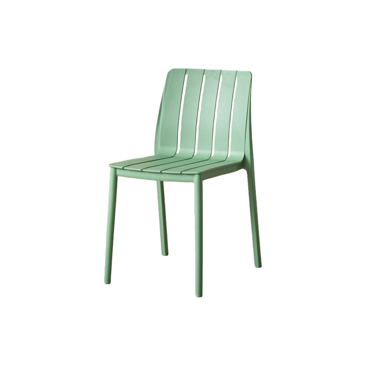 Silla para Exteriores Alice Verde 46x80cm sin Apoya Brazos y con Espaldar