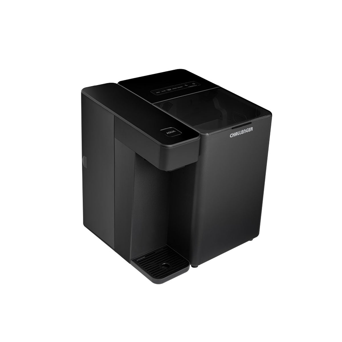 Fabricador de Hielo Challenger Negro 32.2x35.4cm 110 Voltios con Dos Funciones Preconfiguradas