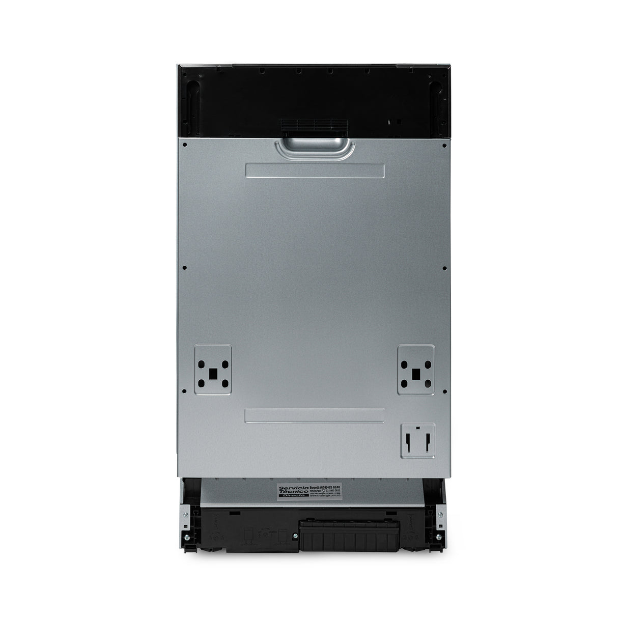 Lavavajillas Challenger Acero 44.8x81.5cm 110 Voltios con Seis Funciones Preconfiguradas