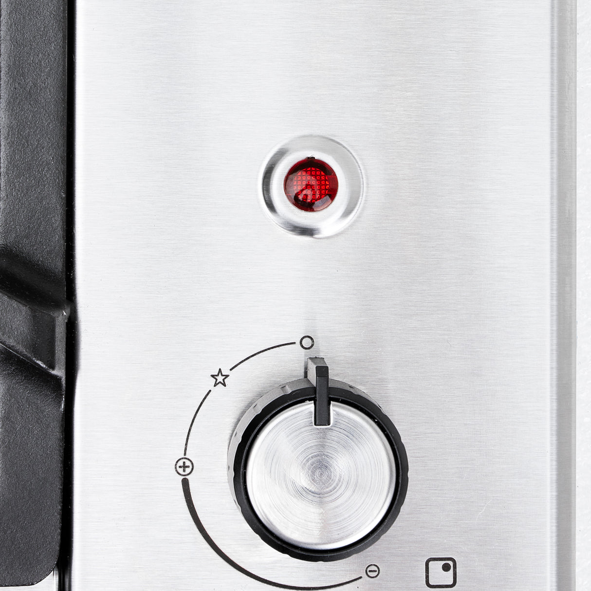Estufa de Empotrar Haceb Tandoori Mixta Inox 60x51cm 110 Voltios para Mixto con Cuatro Quemadores