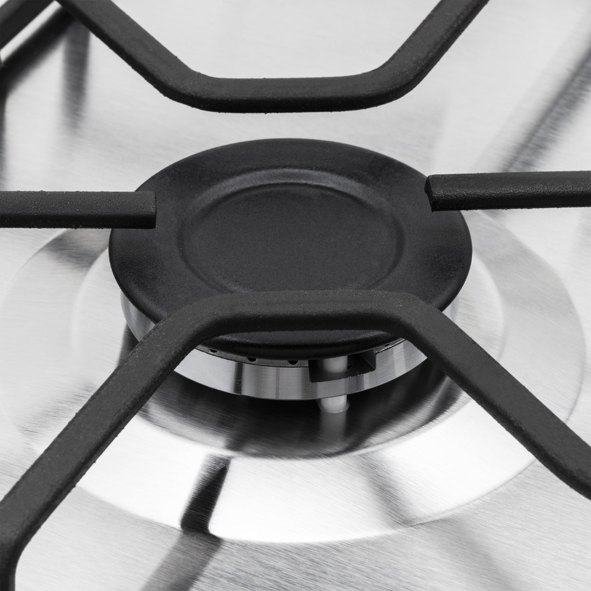 Estufa de Empotrar Haceb Platina Inox 66x54cm 110 Voltios para Gas Natural con Cuatro Quemadores