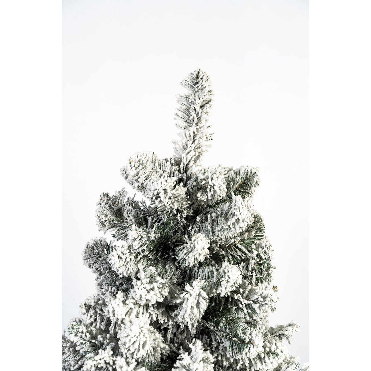 Árbol de Navidad Nevado Verde y Blanco Nieve 105x180cm de Piso