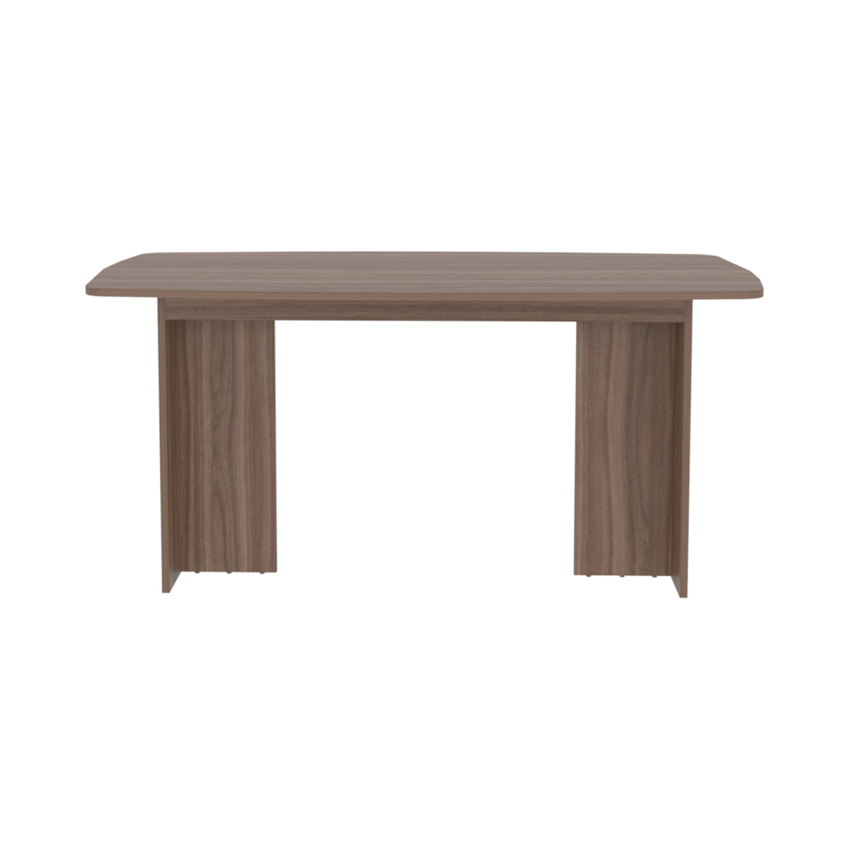 Mesa de Comedor Bangkok Avellana 156x75.6cm de Cuatro Puestos sin Sillas y con Patas