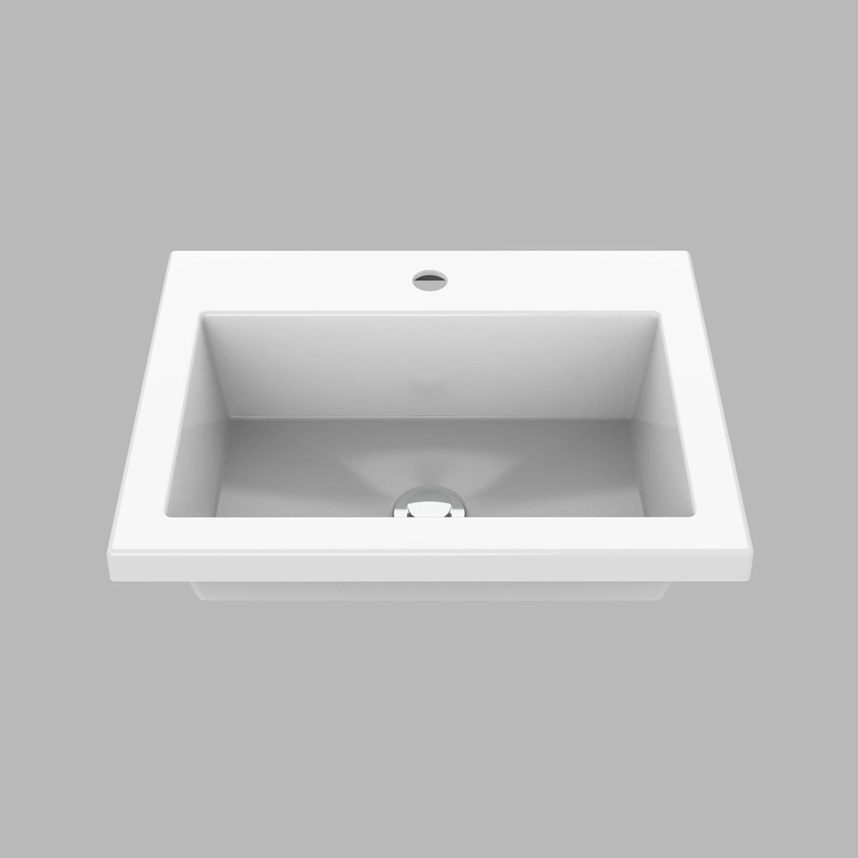 Kit Mueble con Lavamanos Oslo Mitte Tambo y Blanco 61.8x47.4cm Individual con Dos Cajones