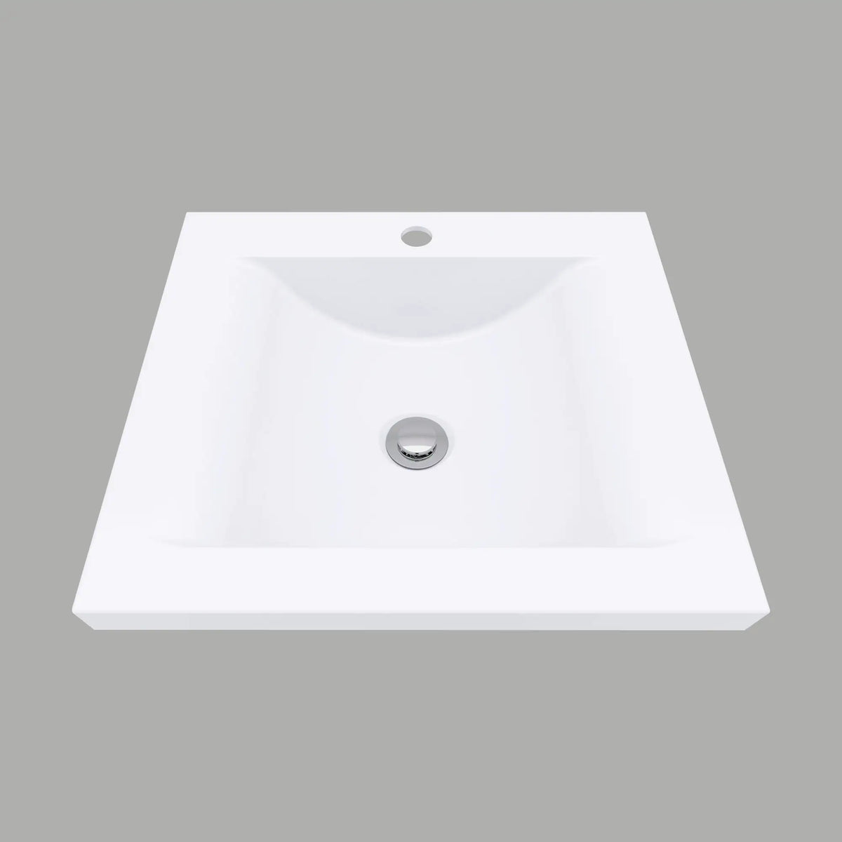 Kit Mueble con Lavamanos Siena Soder Mali y Blanco 46.8x42.4cm Individual con Un Cajón