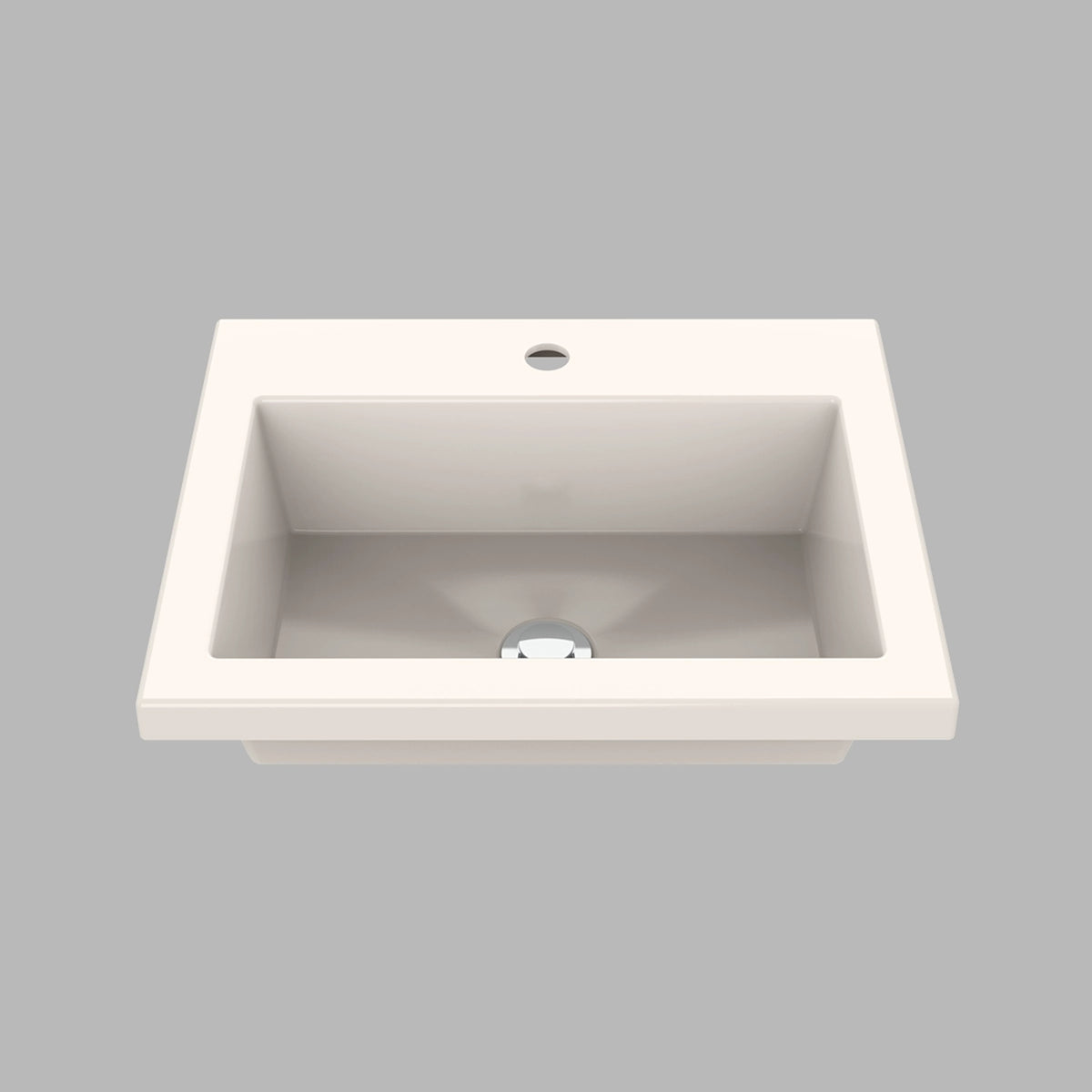 Kit Mueble con Lavamanos Oslo Mitte Tambo y Marfil 61.8x47.4cm Individual con Dos Cajones
