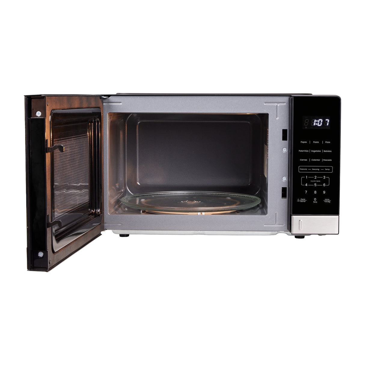 Horno Microondas Haceb Negro 52x30cm de 31 Litros 120 Voltios con 16 Funciones Preconfiguradas
