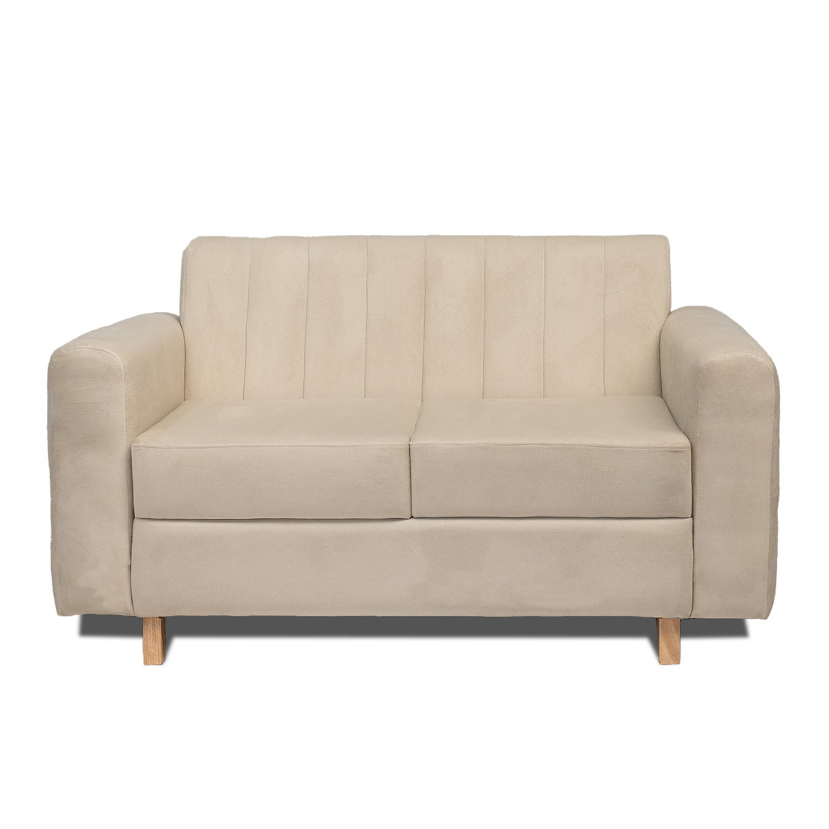 Sofá Sevilla Marfil 80x80cm de Dos Puestos Antifluido con Apoya Brazos