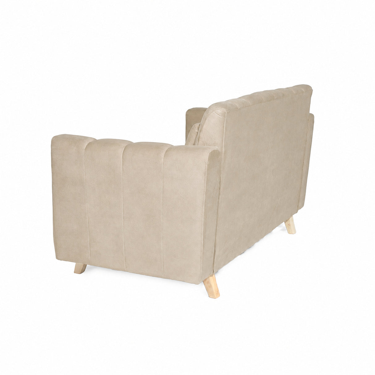Sofá Sevilla Marfil 80x80cm de Dos Puestos Antifluido con Apoya Brazos