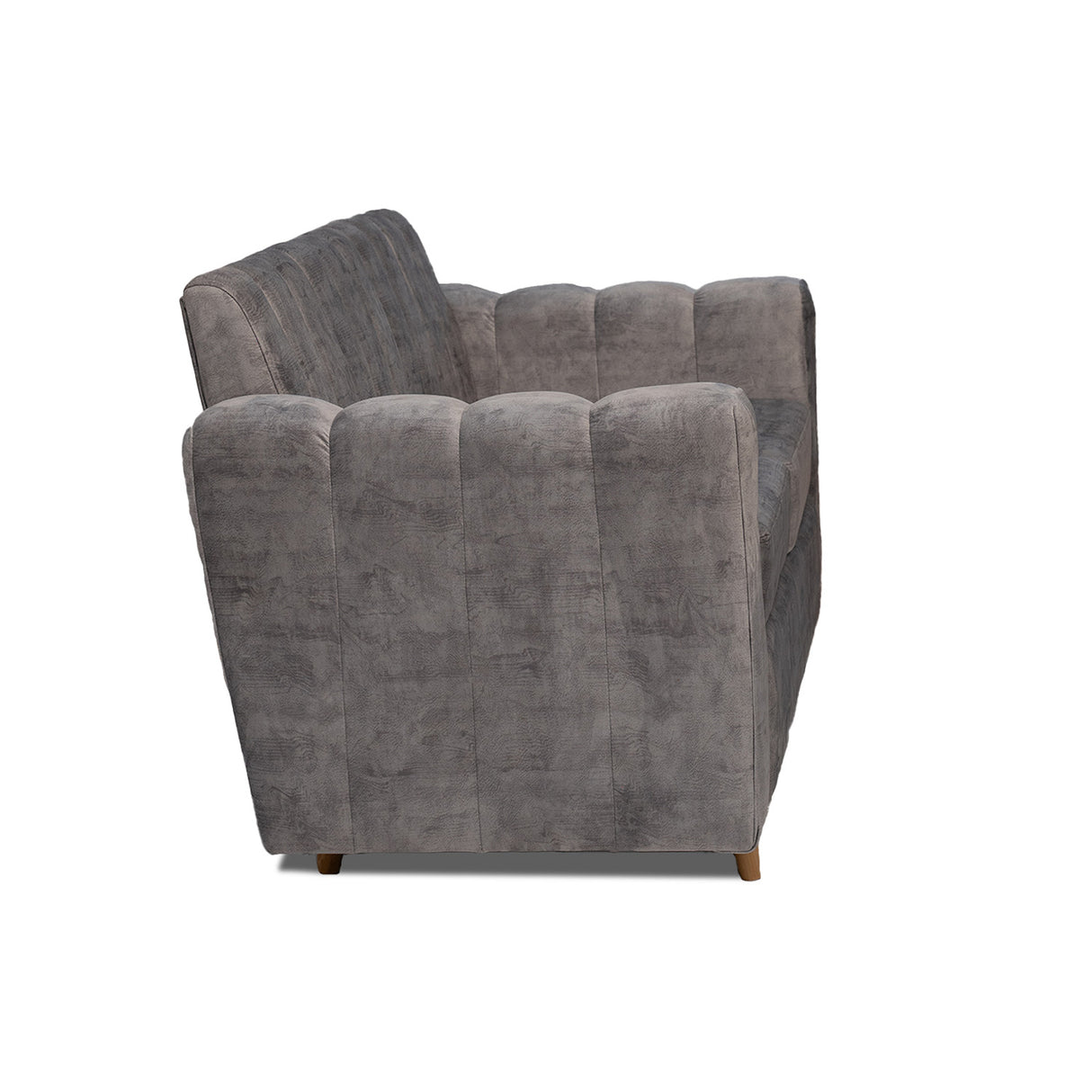 Sofá Sevilla Gris 80x80cm de Dos Puestos Antifluido con Apoya Brazos