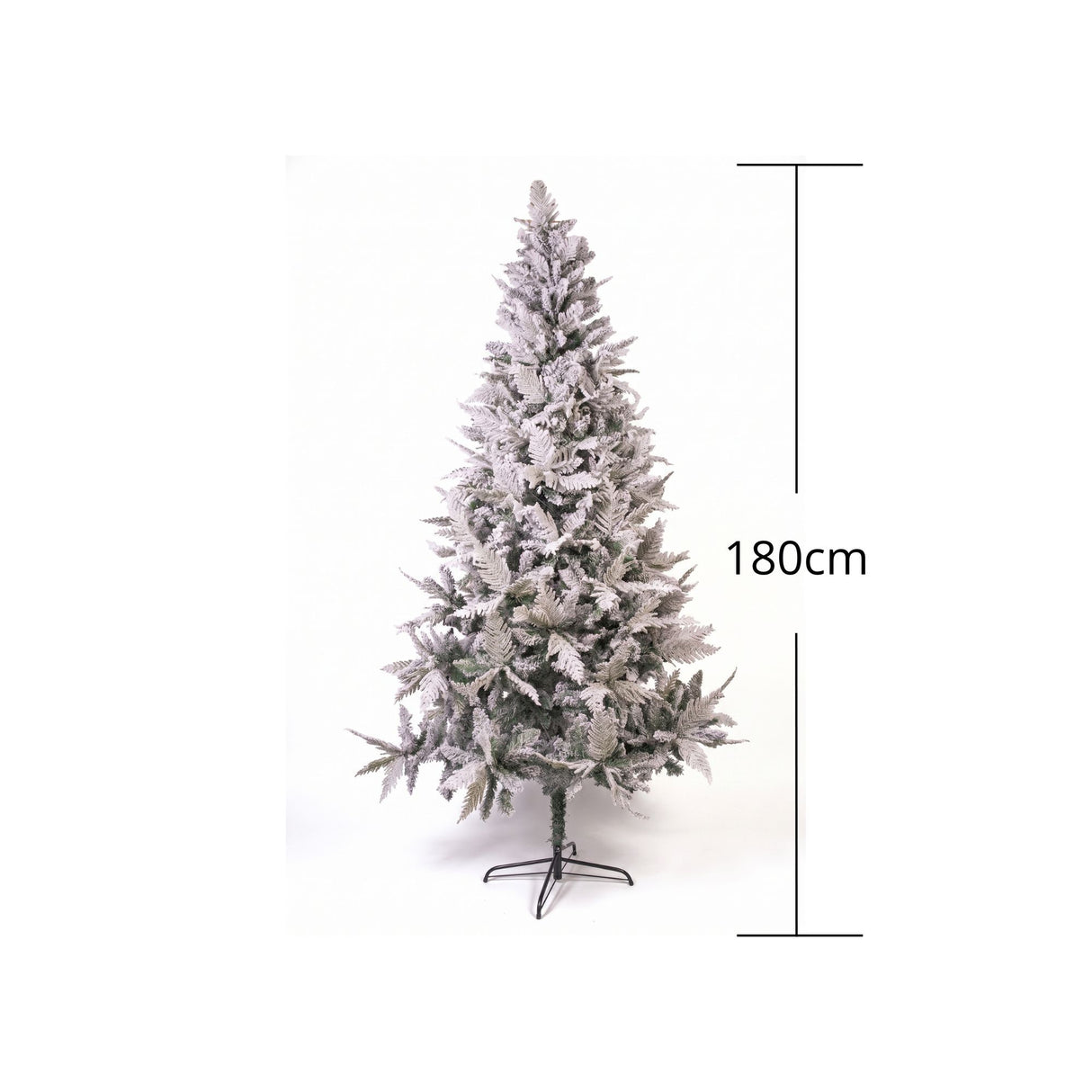 Árbol de Navidad Nieve Z Verde y Blanco Nieve 105x180cm de Piso