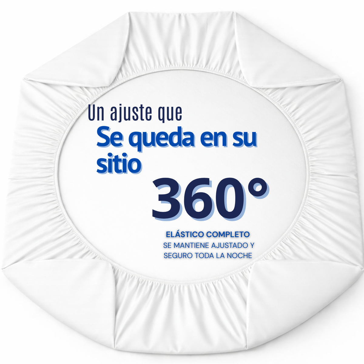 Juego de Sábanas Blanco para Colchón King 200 X 200 Cm Fondo Entero Con Elastico para la Sábana