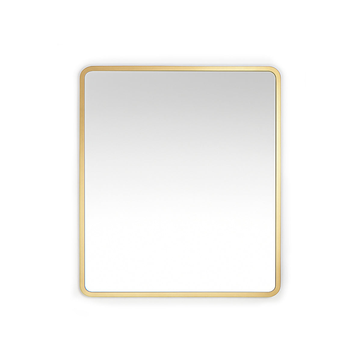 Espejo de Pared Lisboa Dorado 70x90cm Rectangular con Marco en Madera