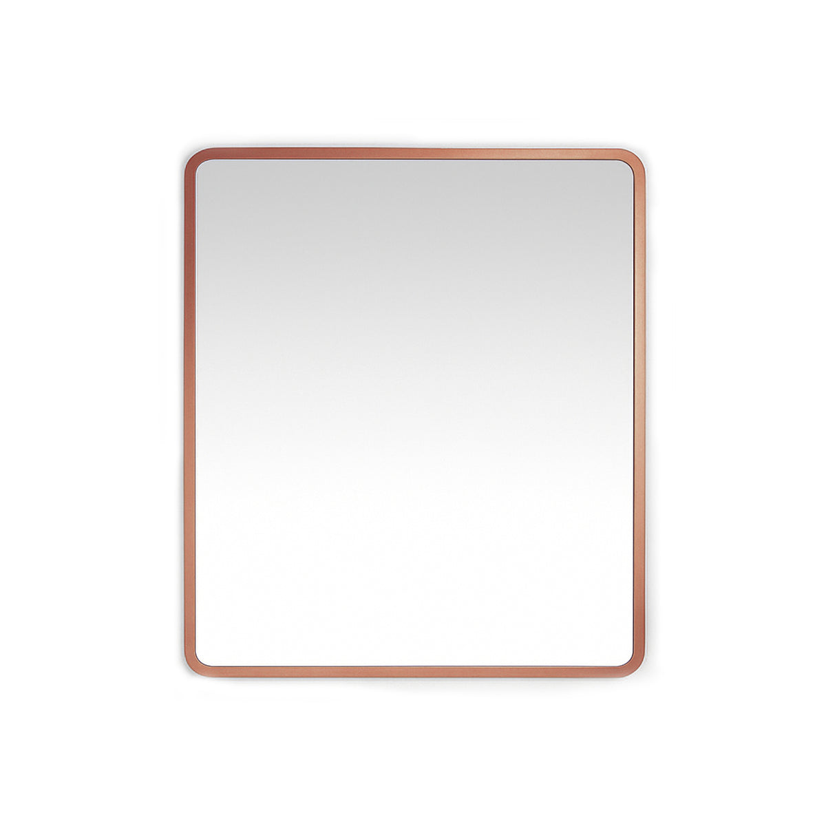 Espejo de Pared Lisboa Oro Rosa 70x90cm Rectangular con Marco en Madera
