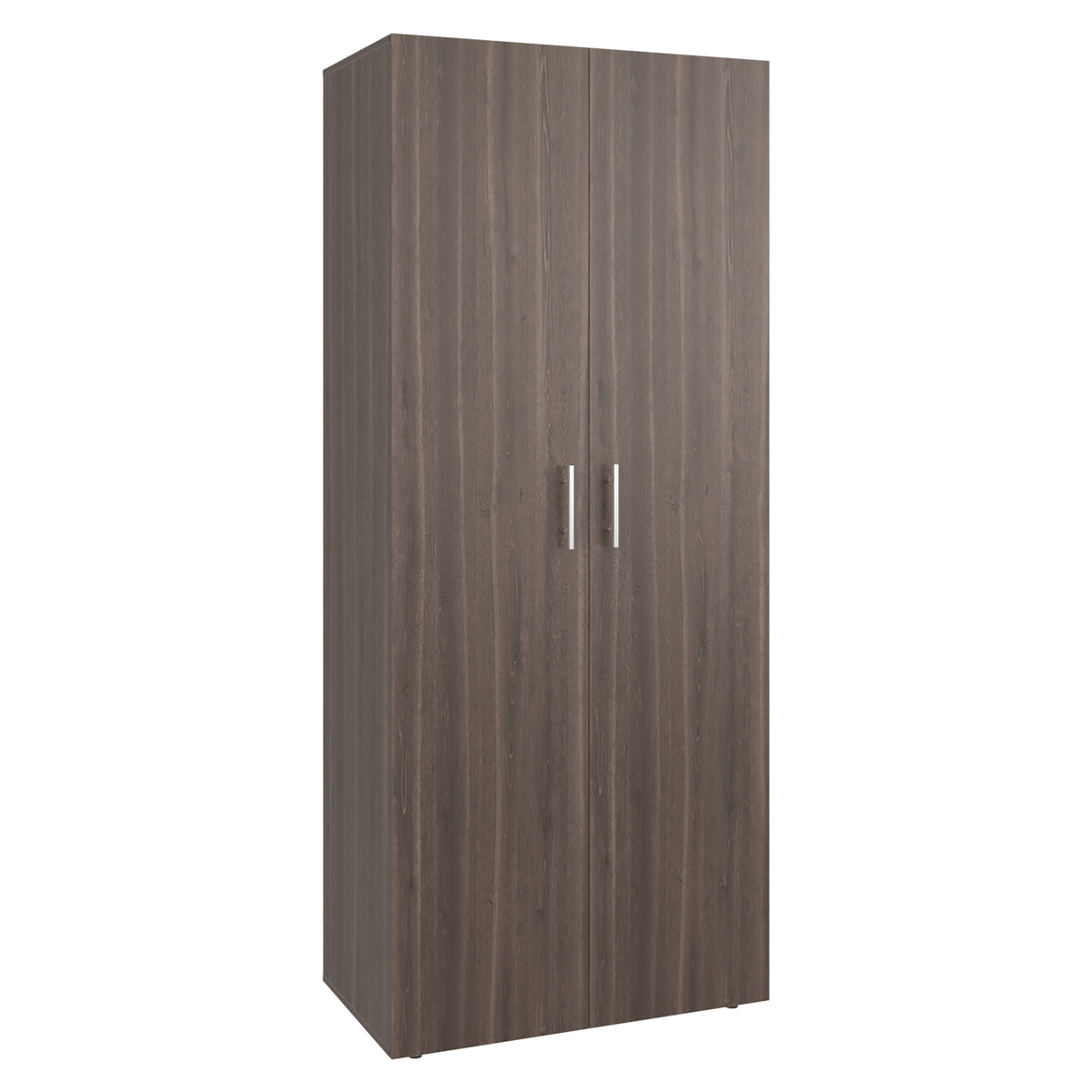 Closet Tera Milan y Wengue 80x195cm con Dos Puertas y Dos Entrepaños