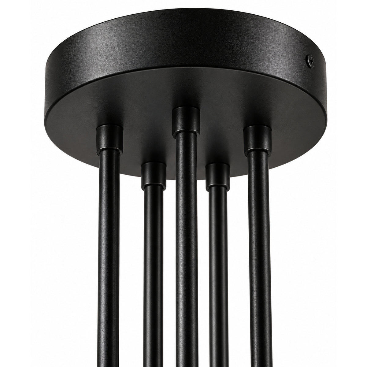 Lámpara de Techo Cadence Negro 55x150cm de Seis Luces Ajustable de Luz Cálida con Bombillo LED