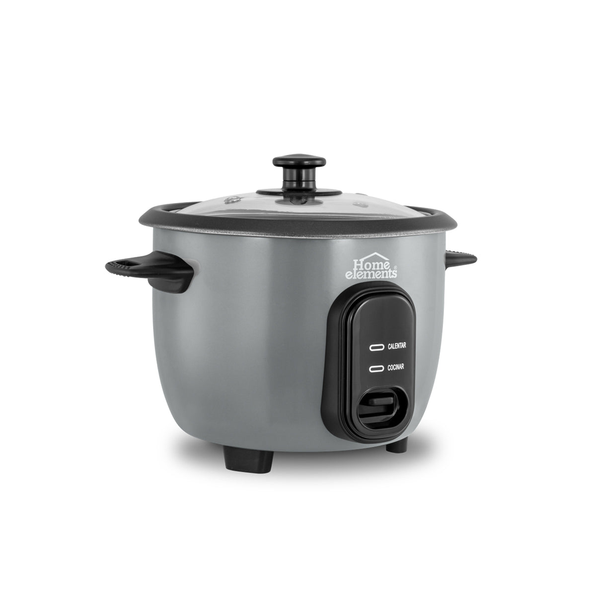 Olla arrocera Home Elements gris 1.8 L 550 W con función mantener caliente