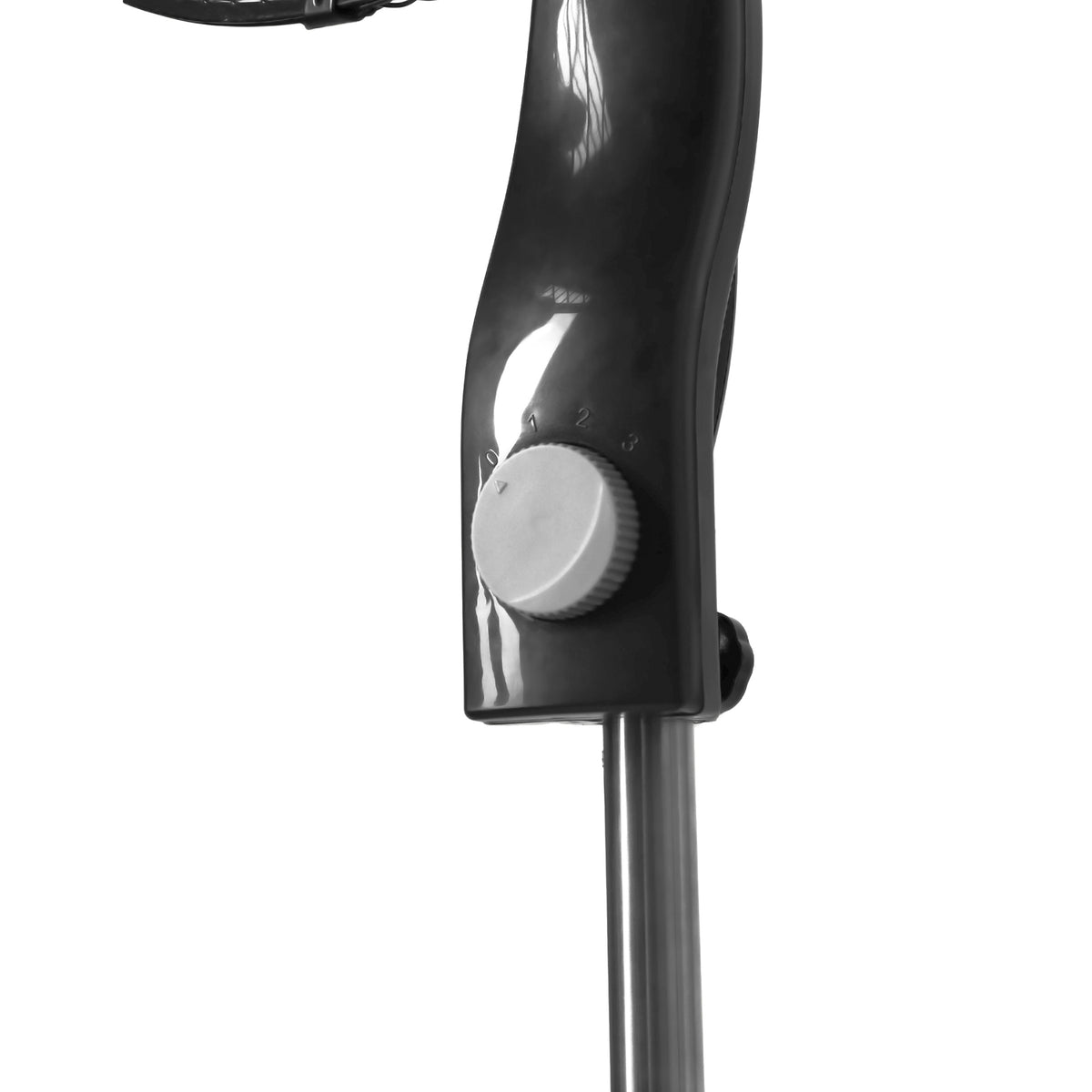 Ventilador de pedestal negro 16 pulgadas 45 W con oscilación