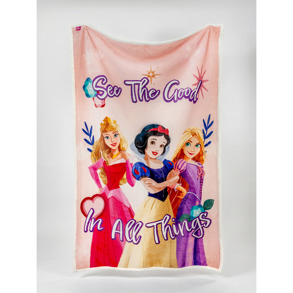 Cobija Ovejera Disney Rosado Claro 100x150cm de Princesas Térmica