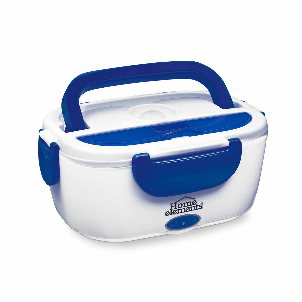 Lonchera eléctrica Home Elements azul portátil 1 L 40 W con 2 recipientes