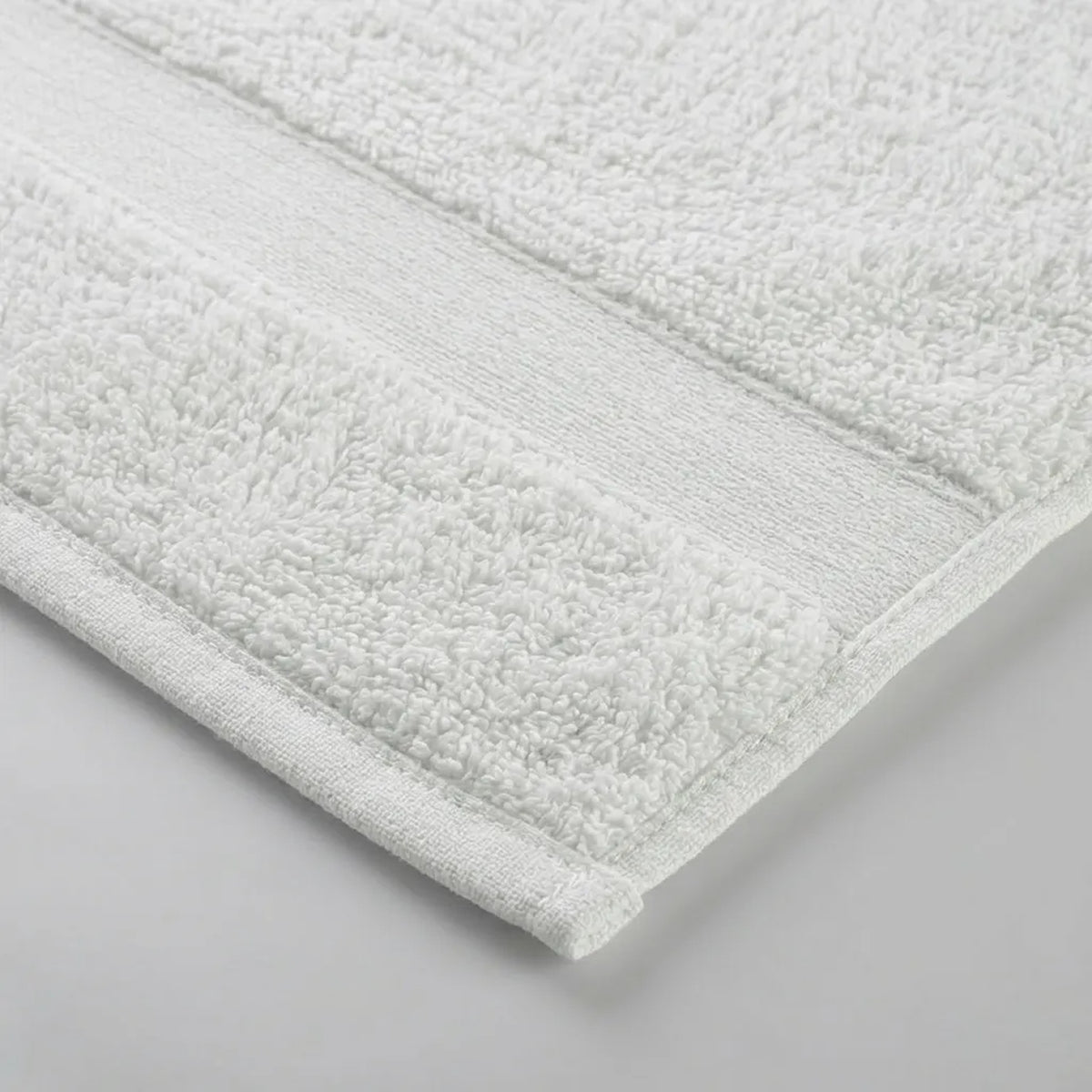 Toalla de manos blanca Elegant 50x100 cm en algodón 100 400 gsm