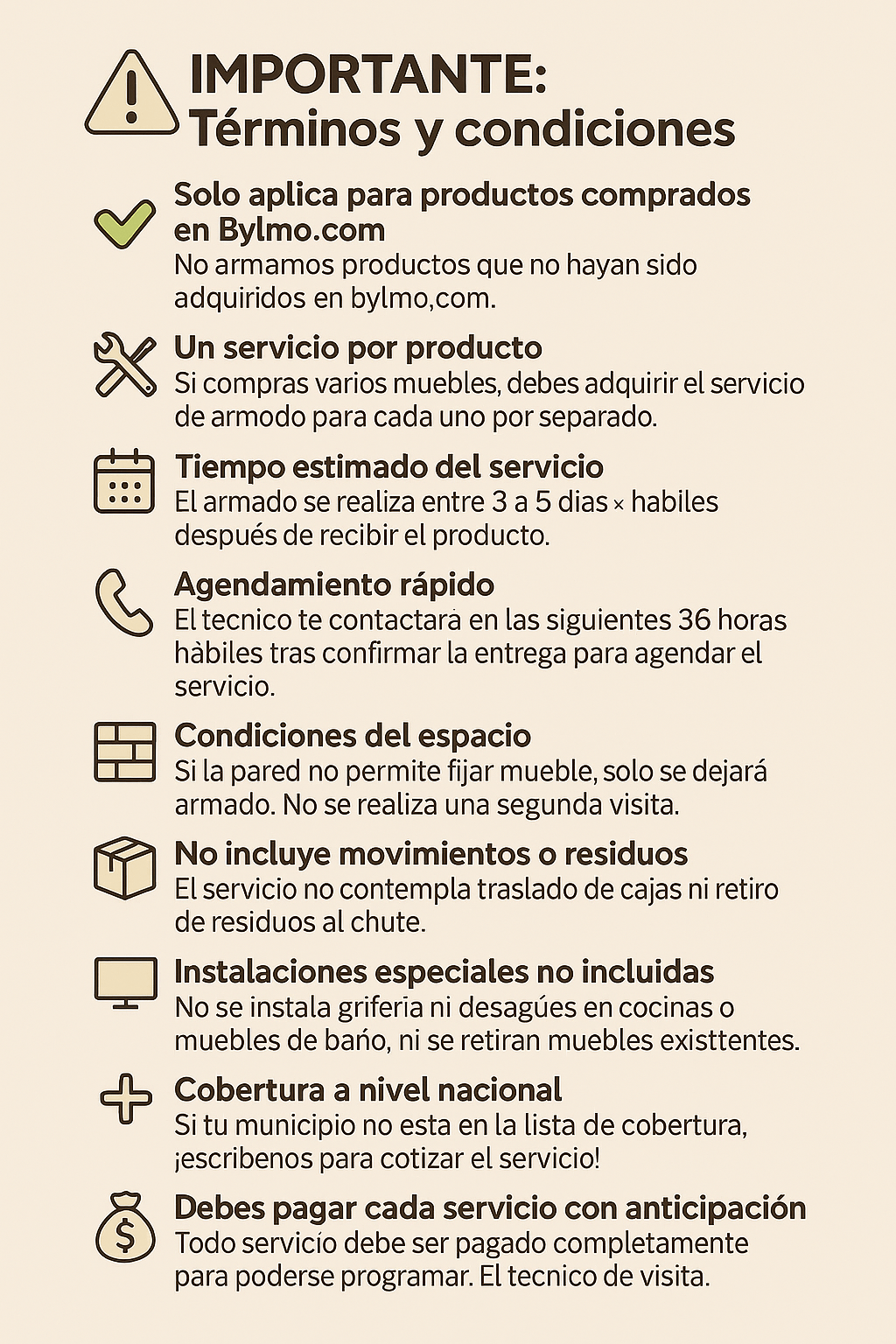 Servicio de armado profesional a domicilio - SERVICIO DE ARMADO | Bylmo