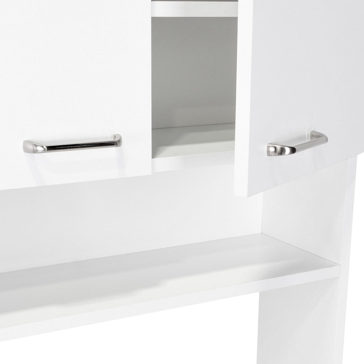 Alacena Della Blanco 60x169cm con Un Entrepaño y con Cuatro Puertas - Muebles Organizadores | Bylmo