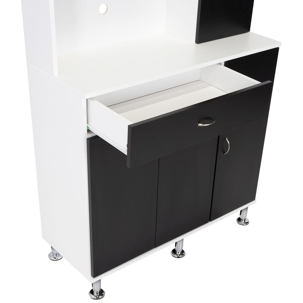 Alacena Della Blanco 90x169cm con Un Entrepaño y con Seis Puertas - Muebles Organizadores | Bylmo