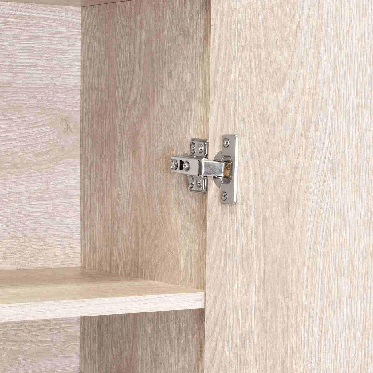 Alacena Flerbruk Ceniza 60 cm con Dos Puertas y Cuatro Entrepaños - Alacenas y Muebles Microondas | Bylmo